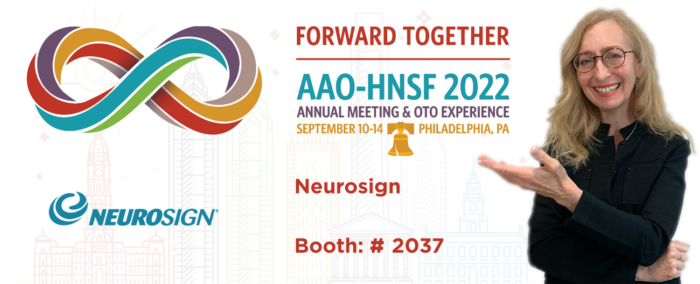 Meet CEO at the AAO-HNSF 2022 Annual Meeting